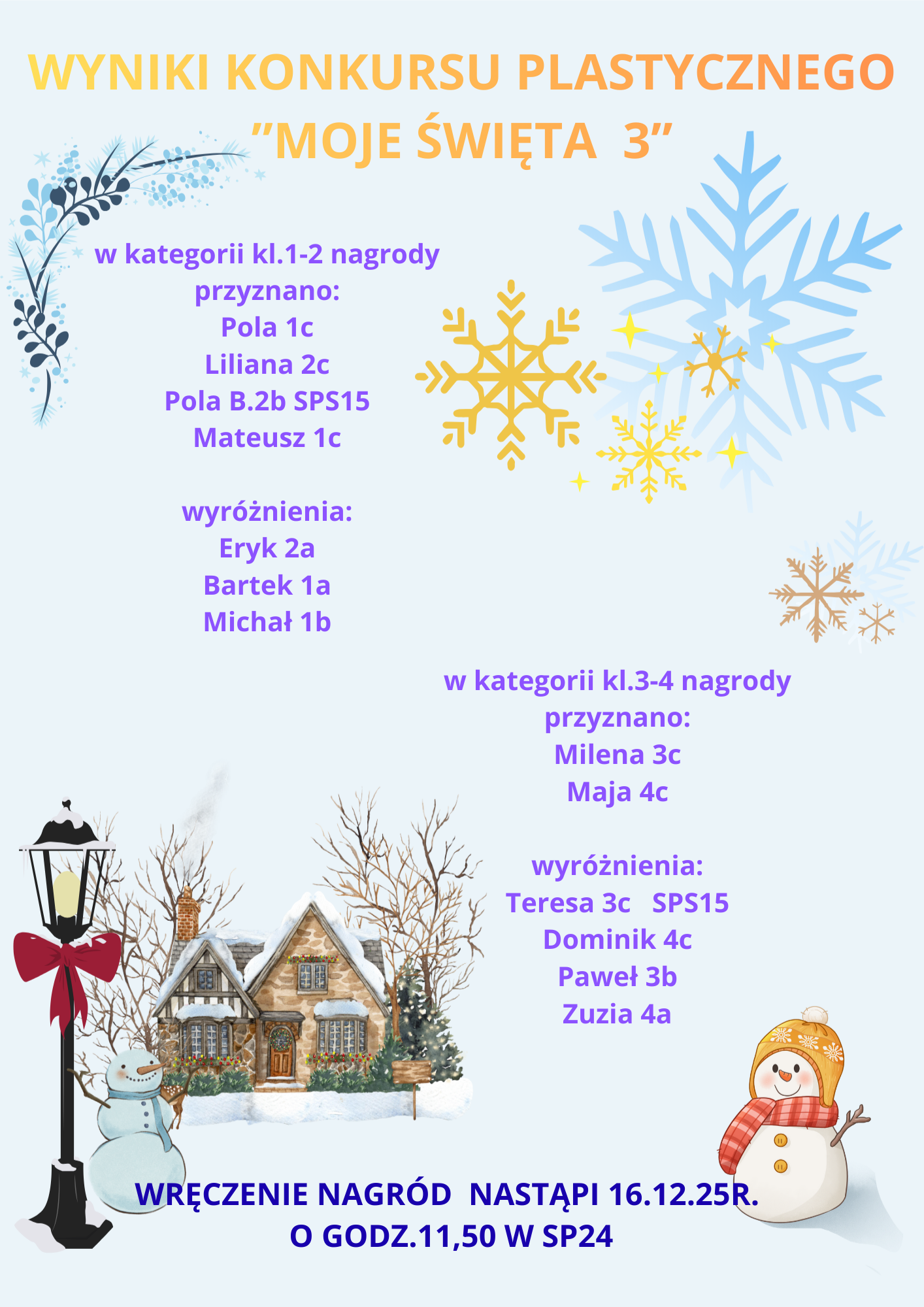 wyniki moje święta 3